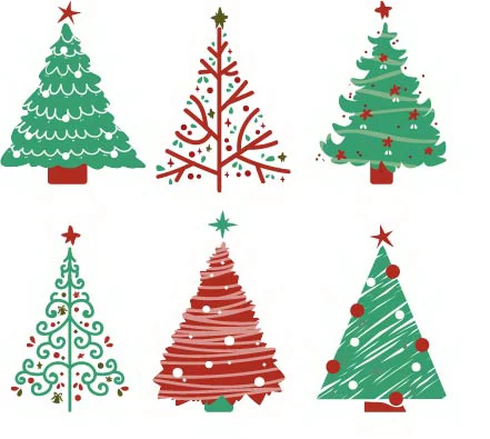 圣诞节元素252套(圣诞老人圣诞树图标LOGO插画材AI矢量ai格式+psd分层图素材)(198)